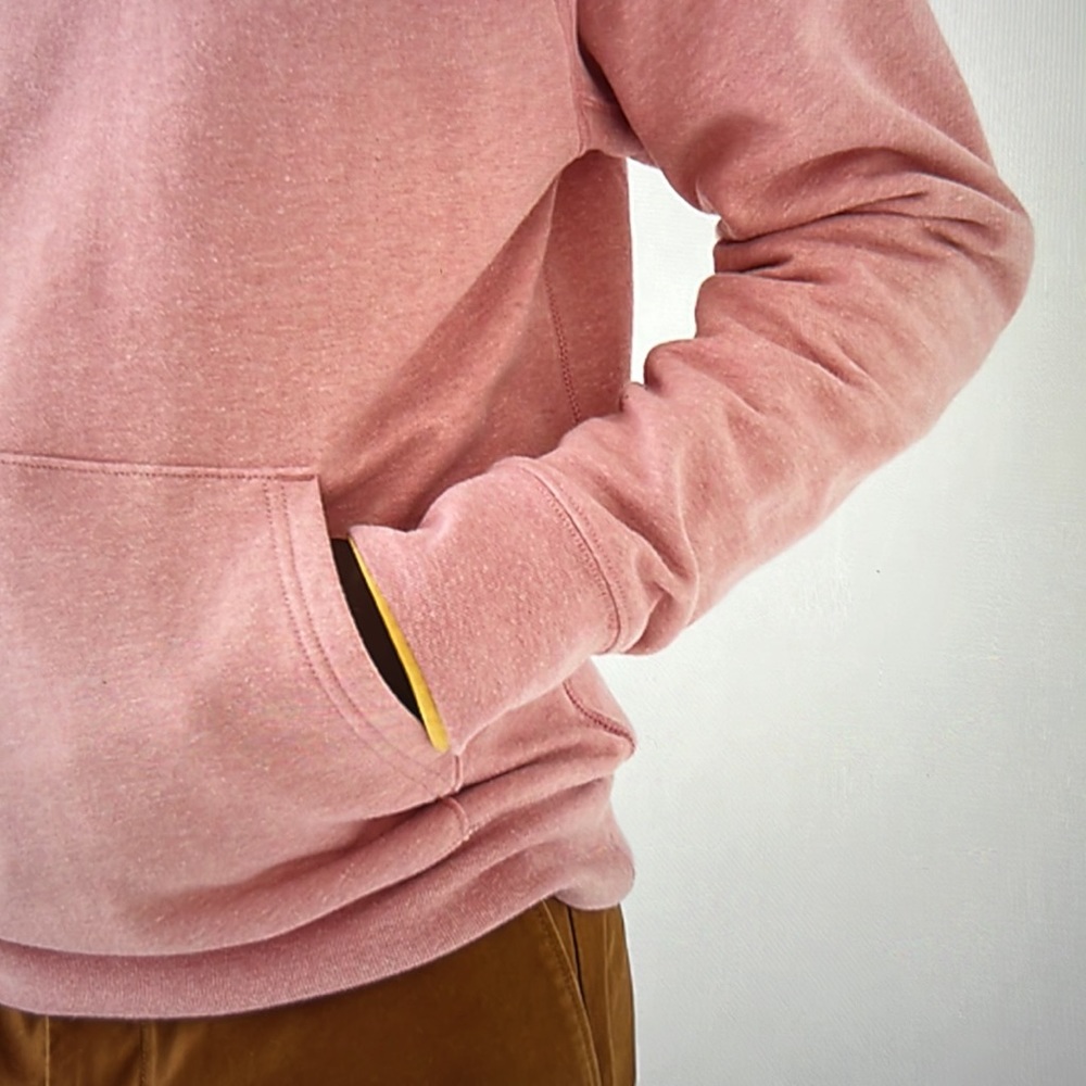 NWT J.Crew Pacific Fleece Kangaroo Pocket Sweatshirt - Picture 3 of 5